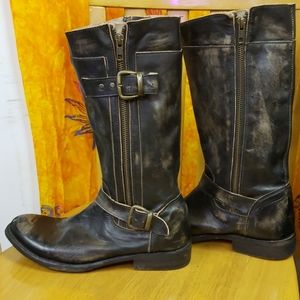 BEDISTU hand crafted genuine distressed boots.